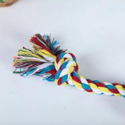 Brinquedo para animais de estimação, suprimentos para cães, animais de estimação, cão, filhote de cachorro, brinquedo durável, corda de osso trançada, ferramenta engraçada (cor aleatória), 32cm, 1 peça - Image 3