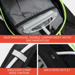 6l saco de ciclismo de homens e mulheres para ciclismo mochila de bicicleta impermeável e respirável, saco de água de bicicleta, capacete de bicicleta - Image 5