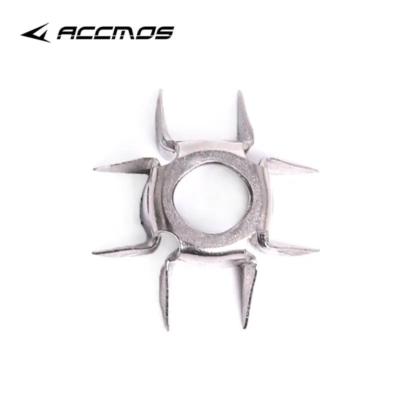 Aço inoxidável Judo Broadheads Parafusos, Seta Ponto, Caça Archery Acessório, 6pcs - Image 1