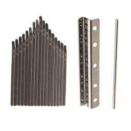 Kalimba piano de polegar, peças diy, 17 teclas, ponte com barras para percussão de mão - Image 2