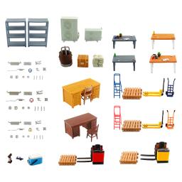 Mini Oficina De Reparação De Carros Cena De Mesa De Areia, Diorama Coleção Presentes, Mesa De Suporte Cenário, Decoração Artesanato, 1:64 - Image 1