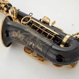 Japonya'da yapılaneb alto saxofone latão lacado ouro e plana sax 82z tipo chave instrumento de vento de madeira alta qualidade em estoque - Image 4