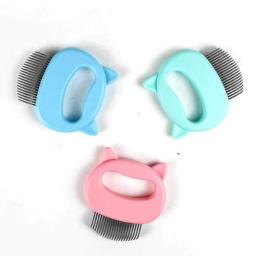 Escova de massagem para animais de estimação, pente em forma de concha, removedor de pelos de cães e gatos, ferramenta de massagem, 1 peça - Image 5