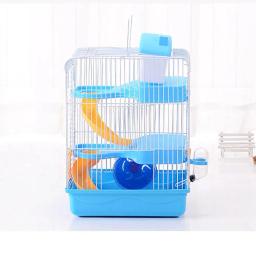 3-storey pet hamster gaiola casa de luxo portátil ratos casa habitat decoração pequenos animais de estimação chinchila hamster casa gaiola - Image 4