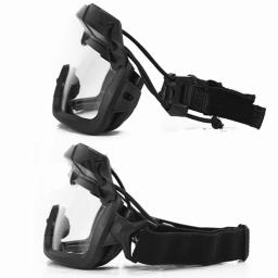 Capacete tático óculos de segurança airsoft paintball óculos à prova vento anti nevoeiro cs wargame proteção se encaixa capacete tático - Image 3