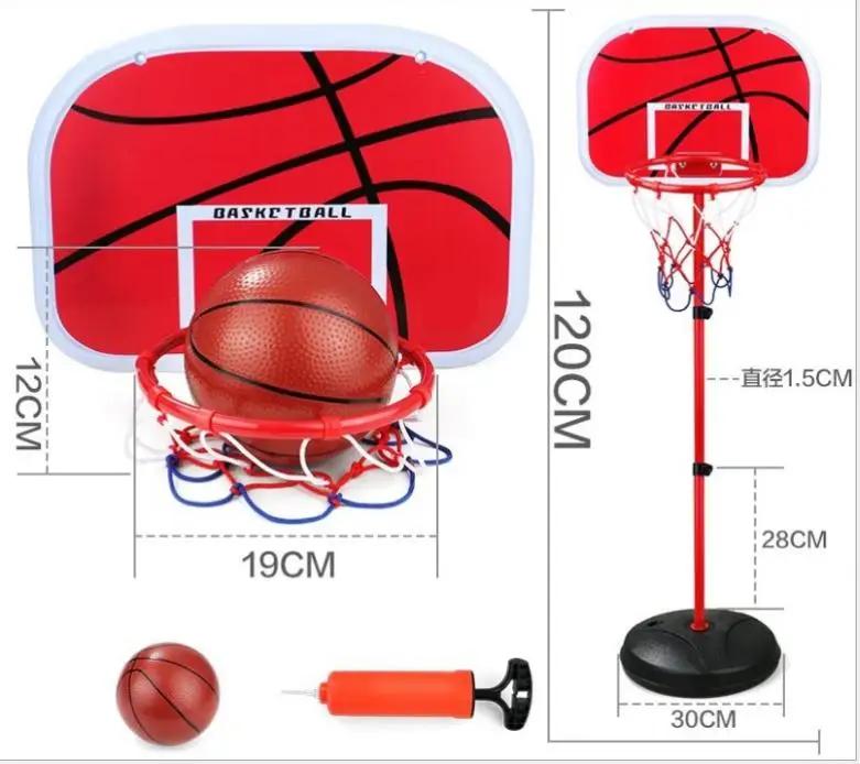 Bola de basquete ajustável, acessórios para prática de treino de 1.2/1.5/1.7/2.0 m, brinquedo de esporte ao ar livre com altura da bola da bomba ajustável - Image 1