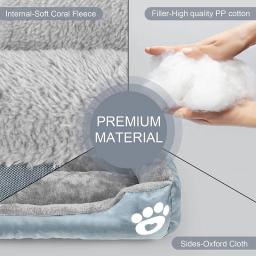 Cama de pelúcia lavável para cães grandes, sofá macio, quente, cachorro grande, suprimentos para o lar, produtos mais vendidos, XXL, outono, inverno - Image 4