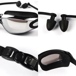 Óculos de Natação Profissional Anti-Fog UV Ajustável Óculos Belt Swim Goggle Homens Mulheres Waterproof Silicone Swim Óculos Eyewear - Image 5