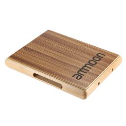 Ammoon compacto viagem cajon mão plana tambor persuession instrumento 31.5*24.5*4.5cm com viagem caixa plana tambor levar saco - Image 2