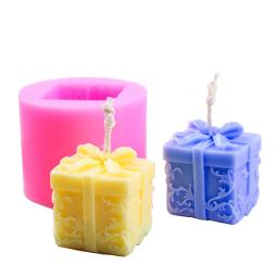 Molde de vela de silicone diy 3d sabão artesanato moldes de resina caixa de presente ferramentas de decoração - Image 2