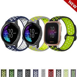 Pulseira de silicone 20mm 22mm, pulseira de substituição para garmin canal/passador sq da pulseira para vivoactive 3, música para garmin 645 245 - Image 1
