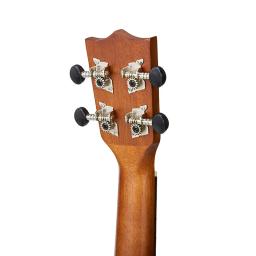 Soprano Iniciante Ukulele, guitarra mogno, afinação delicada, Peg, 4 cordas, madeira, 21" - Image 5