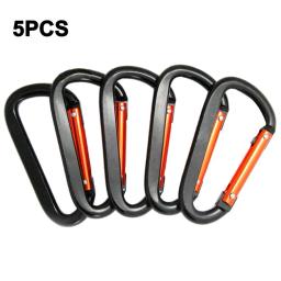 5PCS grande mosquetão alumínio liga prático gancho Keychain escalada equipamento Multi-função mosquetão 3,98 cm * 7,61 cm - Image 6