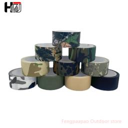 5m/10m multi-funcional camo fita auto-adesiva camuflagem caça paintball airsoft rifle impermeável antiderrapante fita furtiva - Image 2