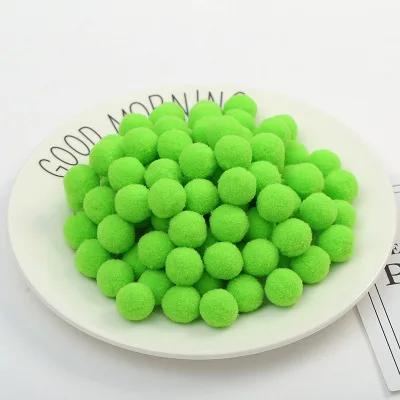 Pompons macios coloridos para decoração de casa, artesanato de pelúcia fofo, DIY Pom Pom, bola de pele, brinquedos infantis, 10g, 8mm, 10mm, 15mm, 20mm, 25mm, 30 milímetros - Image 1