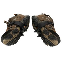 Outdoor montanha escalada neve sapatos picos, Anti Slip Crampon, Caminhadas gelo, Esqui, 4 dente pinça, Inverno - Image 4