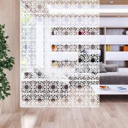 Divisória Moderna Simples para Sala, Ecrã Pendurado Europeu, Divisória, Cortina Dobrável, Decoração de Casa, 29x29cm, 12 Pcs - Image 5