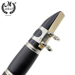 M mbat bb clarinete baquelite bocal profissional tradicional clarinete acessórios com reed bucal remendos almofadas - Image 3