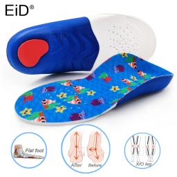 Eid 3d palmilhas orthotic pés planos para crianças e crianças arco palmilhas de apoio palmilha para x-pernas ortopético sapato calcanhar almofada correção inserções - Image 1