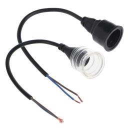 Base da lâmpada do aquário suporte de fio de iluminação do tanque de peixes de borracha macia à prova dwaterproof água para t8 k0aa - Image 1