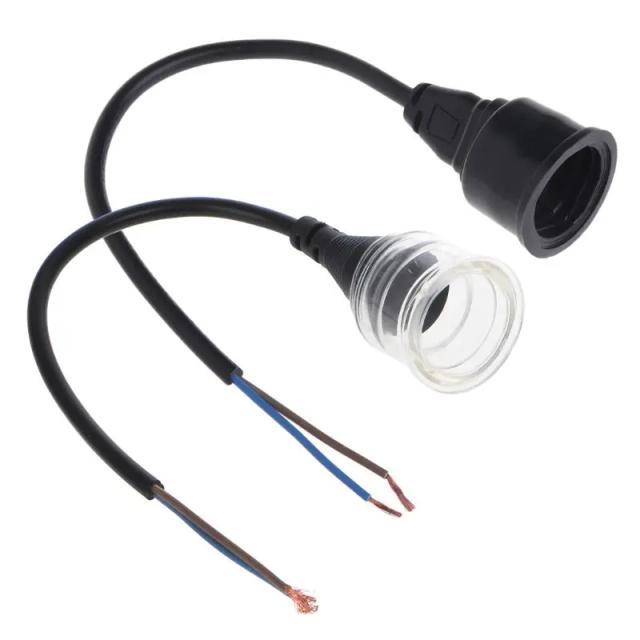 Suporte de Lâmpada para Aquário com Fio Iluminador em Borracha Macia e à Prova d'Água para T8 K0AA