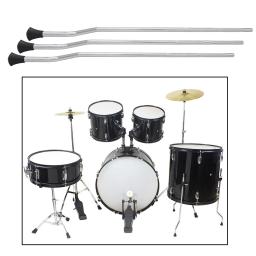 3 pçs metal piso tom tambor pernas titular pés de borracha ajustável tom tambor pé pernas antiferrugem antiderrapante percussão peças diy - Image 6