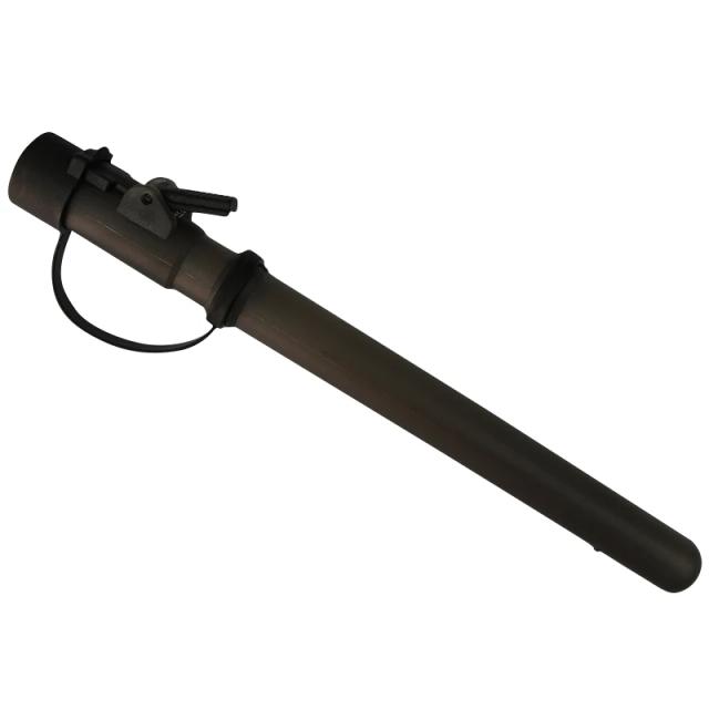 Tubo Redondo para Paintball com Tampa - Pack de 10 Unidades, Calibre 0,50"