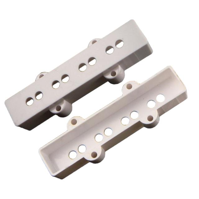 Conjunto de Capas Brancas para Jazz Bass: Proteção para Captadores, Pescoço e Ponte em 2 Peças