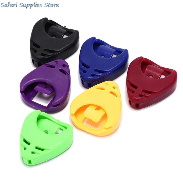 Suporte para Guitarra em Formato de Coração - Conjunto com 6 Acessórios e Caixa de Palhetas em Cores Variadas