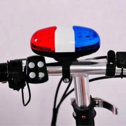 Buzina de bicicleta com luz de led, sirene, som alto, trompete, ciclismo, ferramenta de buzina - Image 4