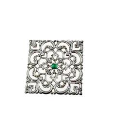 40mm 20 peças atacado ornamentos artesanato ornamentos ornamentos de ornamento ornamentos ocos, acessórios de joias, ornamentos de tom de bronze - Image 3