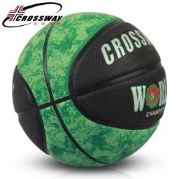 Bola de basquete, tamanho oficial 7, resistente a desgastes, bola de borracha com bolso de rede - Image 6