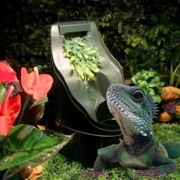 Réptil camaleão água potável fonte dripper adequado para cobra lagartixa lagarto camaleão barbudo dragão dispensador de água - Image 3