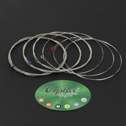 Orphee 6 pçs conjunto de cordas de guitarra elétrica liga de níquel super leve tensão média (.011-.050) para guitarra elétrica - Image 6