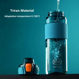 Garrafa De Água Material Tritan com Palha, 750ml, Ecológico, Durável, Ginásio De Fitness, Shaker De Esporte Ao Ar Livre, Garrafa De Bebida - Image 4