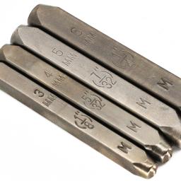 Kit de ferramentas de estamparia de jóias, caixa superior, soco com letras e números, ferramenta de mão, 4 tamanhos - Image 3