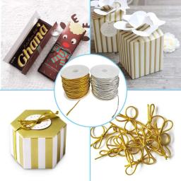 Cordão elástico para cavidades de 1mm e 20m, para artesanato, metálico, fazer joias, para presente, fita de natal - Image 3