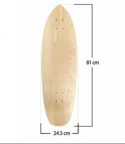 1 Piece 32inch Skateboard Deck Surf Skateboard Maple Wood Suit Land Carver Único Rocker Acessórios No Regiment 6 Style Outdoor - Image 6