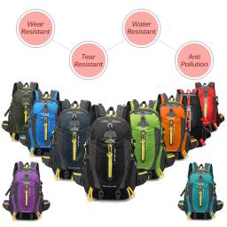 Saco de acampamento ao ar livre impermeável para homens e mulheres, mochila de escalada e caminhada, sacos esportivos táticos, trekking e caça, 40L - Image 5