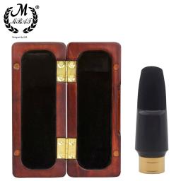 M mbat profissional saxofone alto bocais baquelite metal peças da boca sax e alta qualidade caixa de bocal acessórios sax - Image 2