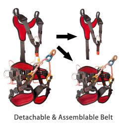 Profissional Corpo Inteiro Montanhismo Cinto De Segurança, arnês De Escalada De Rocha, proteção Aérea Do Trabalho, equipamento De Sobrevivência - Image 4