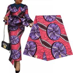 Africano ancara tecido de retalhos estampados, cera real para artesanato vestido de costura faça você mesmo acessório de vestuário tecido de poliéster de alta qualidade 1 jarda - Image 4