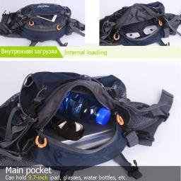 Bolsa à prova d'água para cintura, para trilhas, caça, esportes ao ar livre, escalada, corrida, acampamento, bolsa de ombro x351d - Image 2