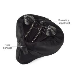 Capa de gel para assento de bicicleta de exercício, peças de design ergonômico para grande, larga, ciclismo, acessórios de equitação - Image 5