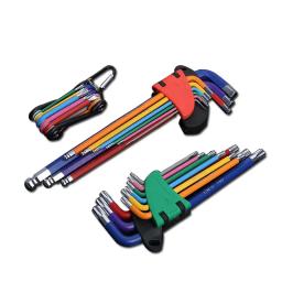 Conjunto Chave Allen para Reparação de Bicicletas, Kit Chave L, Parafuso Hexagonal, Braço Longo, 1.5mm a 10mm, Chave Sextavada, Ferramentas Manuais, 9Pcs - Image 4