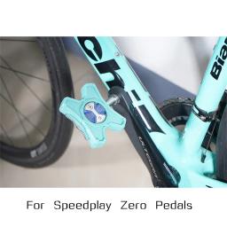Absalloy par de pedais de bicicleta, suporte plano conversor speedplay, zero pedais, adaptador, ciclismo, bicicleta de estrada, pedal quente - Image 6