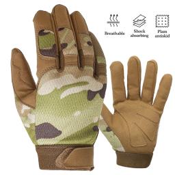 Luvas de dedo completo antiderrapante, Luvas táticas ao ar livre, Esporte de escalada, Ciclismo, Resistente ao desgaste - Image 2