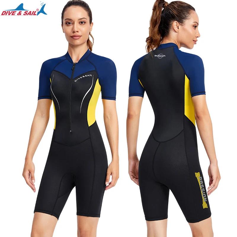 Wetsuits masculinos 1.5/mm neoprene 0.5mm lycra frente zip manga longa shorty mergulho pele snorkeling, surf, canoagem, natação - Image 1