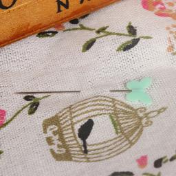 Botão Pins Com Caixa, Acessórios De Costura, Patchwork Pins, Artesanato, Flor, Laço, DIY, 100Pcs por lote - Image 5