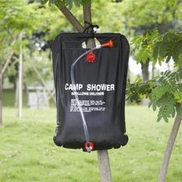 Saco do chuveiro do acampamento do calor da energia solar, saco de água do PVC, acampamento exterior, caminhadas, 20L, 40L - Image 3